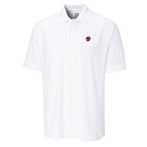 Boston College Eagles CB DryTec Mogul Polo - White